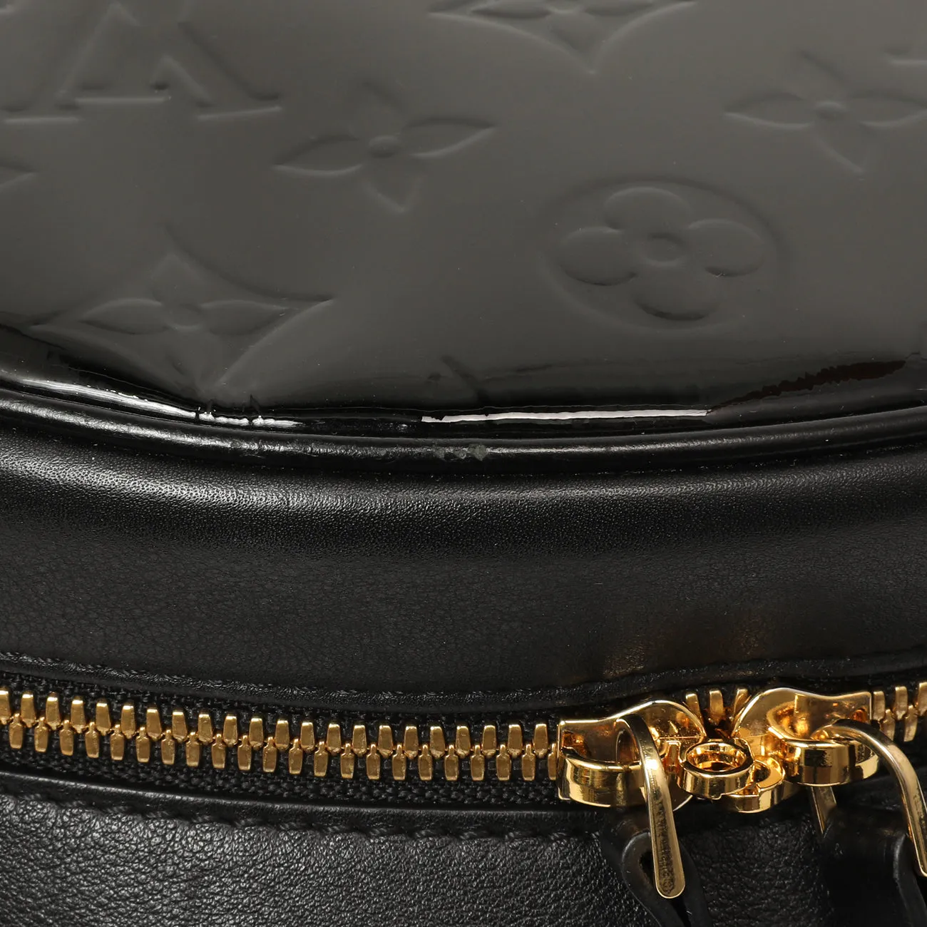 Louis Vuitton Black Vernis Boite Chapeau Souple MM