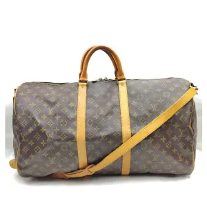 Louis Vuitton Boston Keepall Bandouliere 55 Monogram Bag #MN649