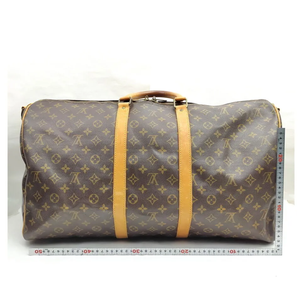 Louis Vuitton Boston Keepall Bandouliere 55 Monogram Bag #MN649