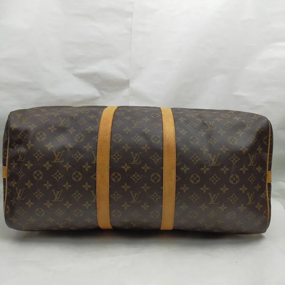 Louis Vuitton Boston Keepall Bandouliere 55 Monogram Bag #MN649