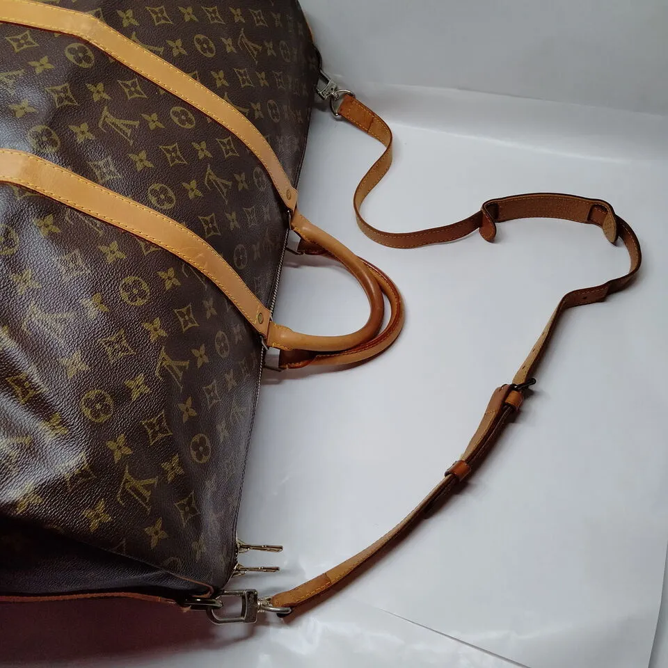 Louis Vuitton Boston Keepall Bandouliere 55 Travel Bag #MNO699