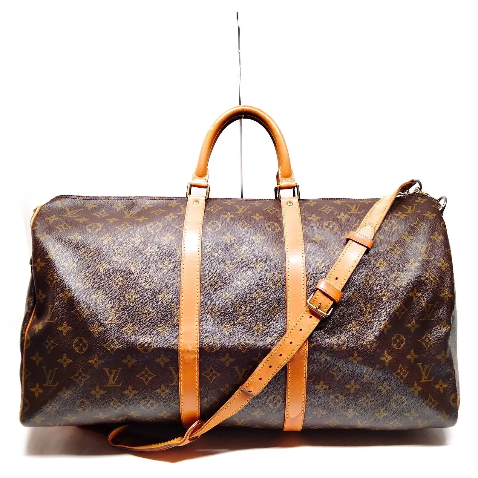Louis Vuitton Boston Keepall Bandouliere 55 Travel Bag #MNO699