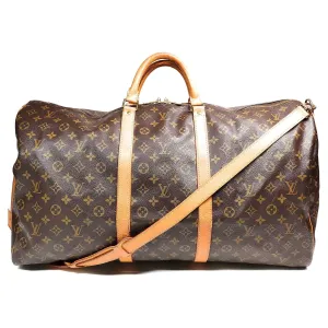 Louis Vuitton Boston Keepall Bandouliere 60 Travel Bag #MNO749