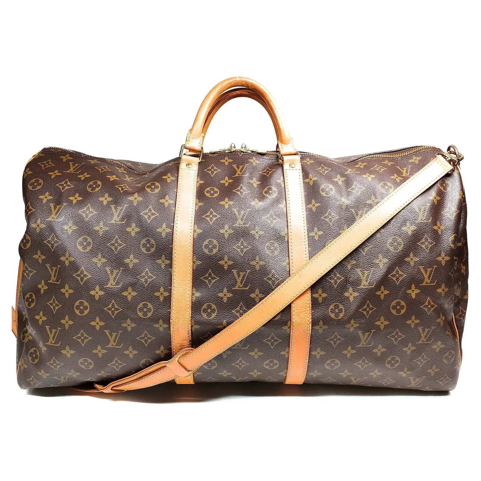 Louis Vuitton Boston Keepall Bandouliere 60 Travel Bag #MNO749