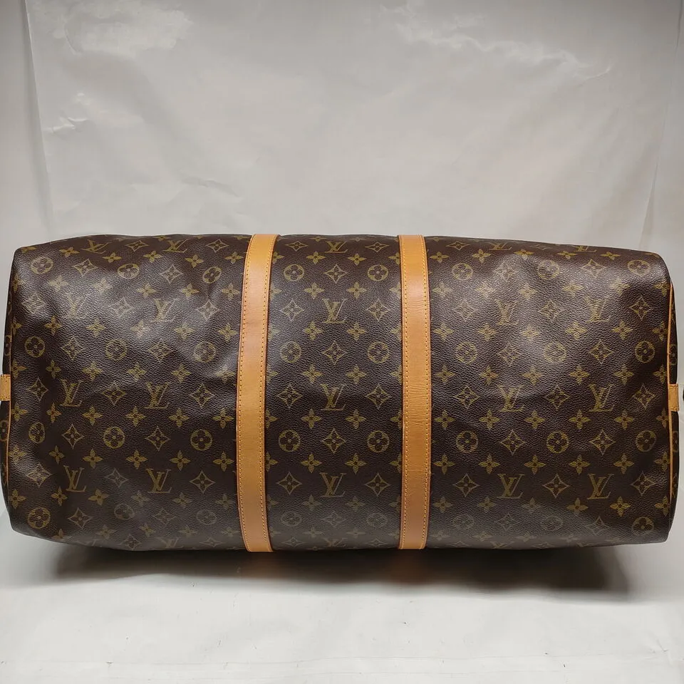 Louis Vuitton Boston Keepall Bandouliere 60 Travel Bag #MNO749