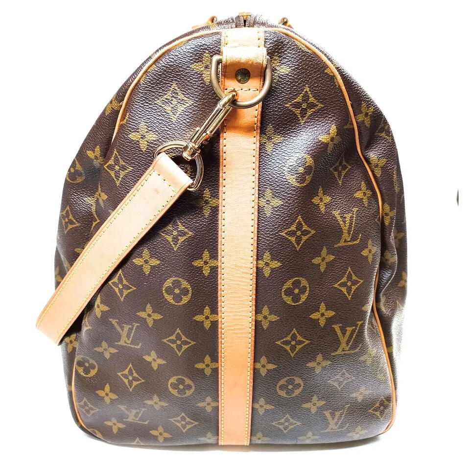 Louis Vuitton Boston Keepall Bandouliere 60 Travel Bag #MNO749