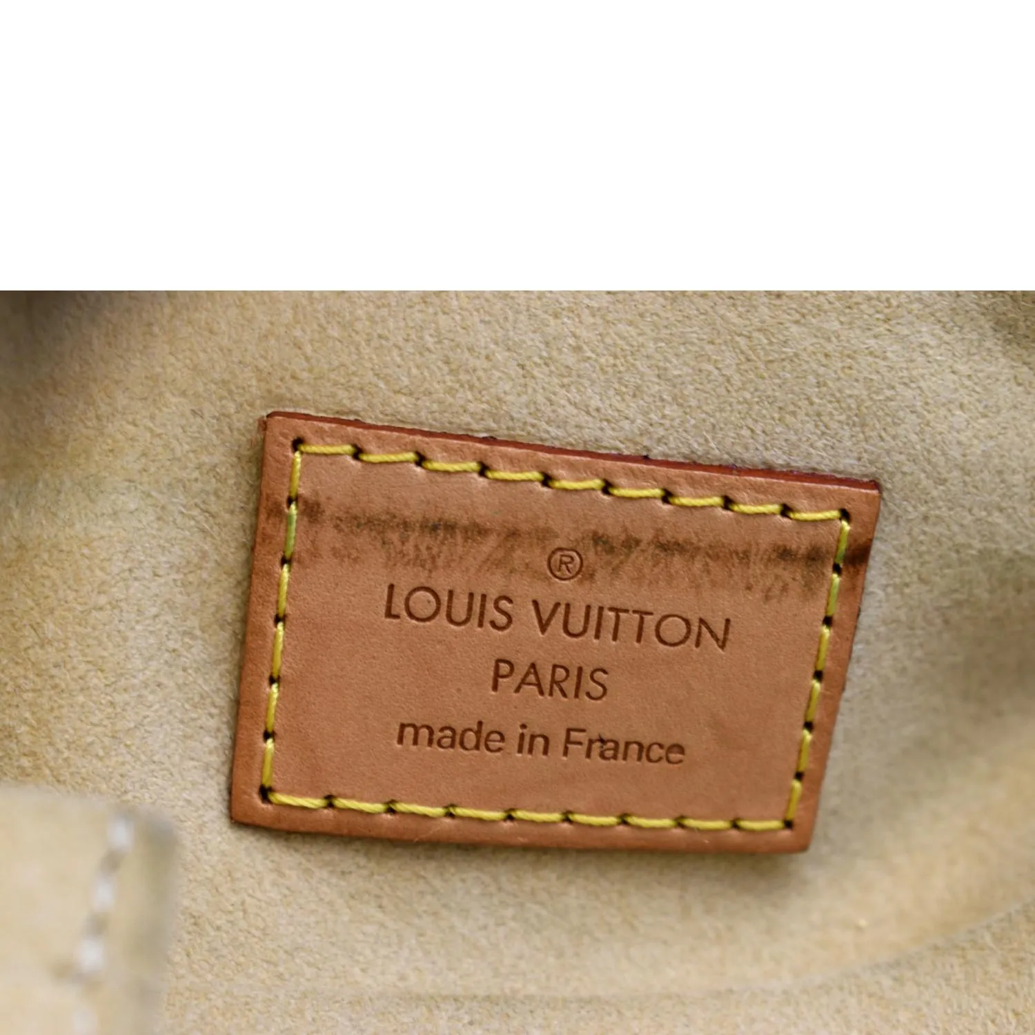 LOUIS VUITTON Hudson GM Monogram Canvas Shoulder Bag Brown