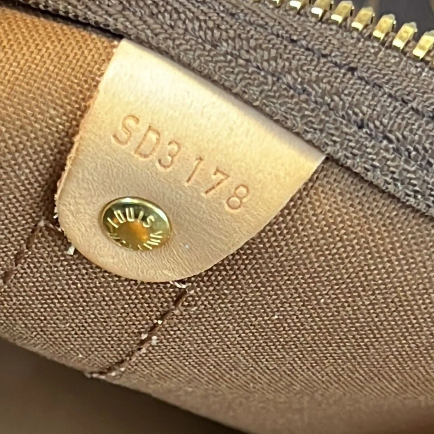 LOUIS VUITTON Keepall 55 Monogram Canvas Travel Bag Brown