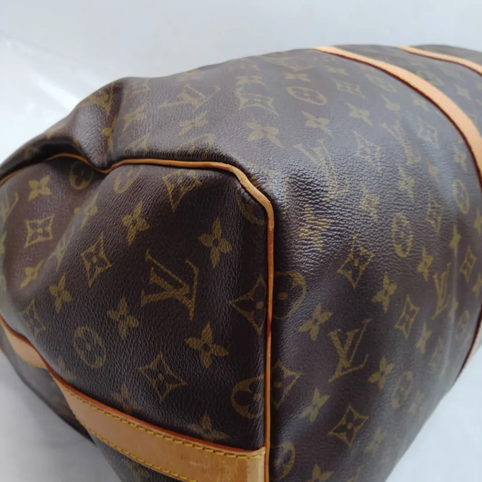 Louis Vuitton Keepall Bandouliere 55 Monogram Travel Bag #MN899