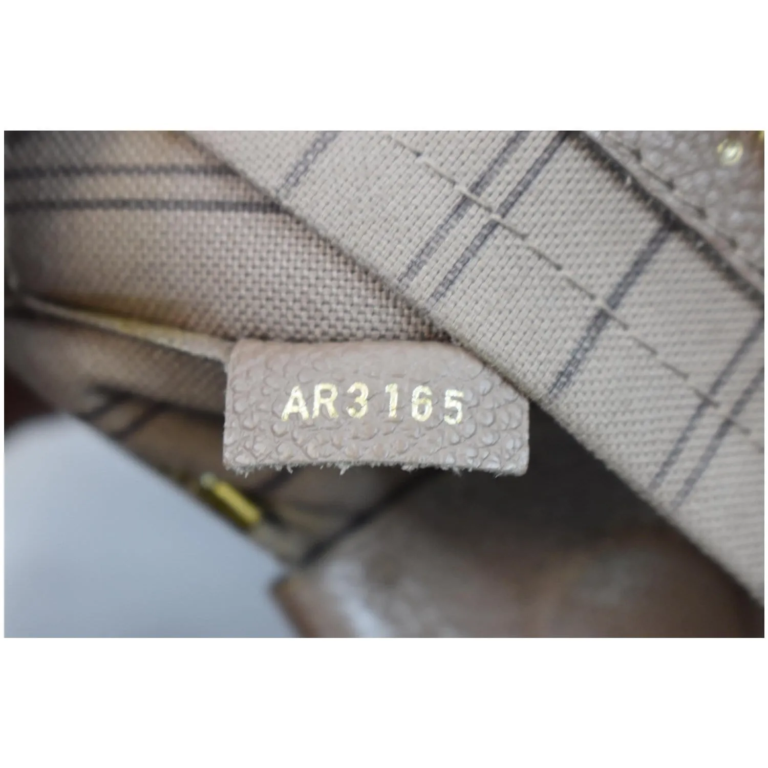 LOUIS VUITTON Mazarine PM Monogram Empreinte Shoulder Bag Taupe