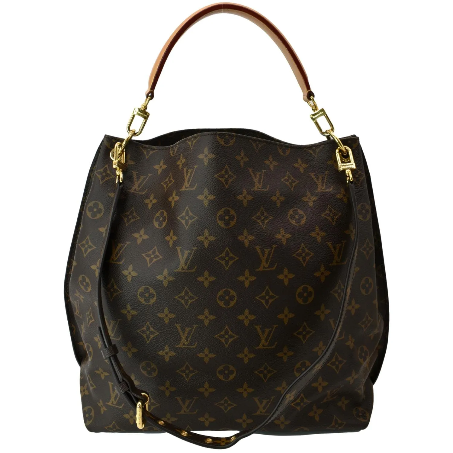 LOUIS VUITTON Metis Hobo Monogram Canvas Shoulder Bag Brown