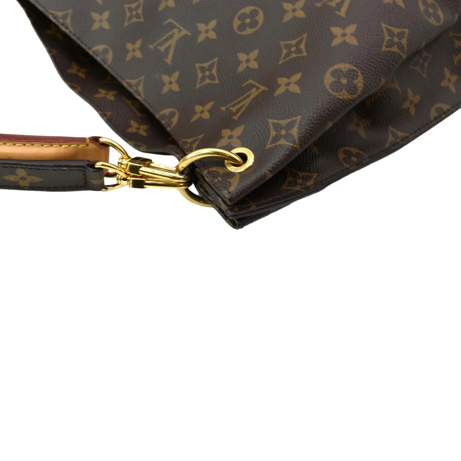 LOUIS VUITTON Metis Hobo Monogram Canvas Shoulder Bag Brown