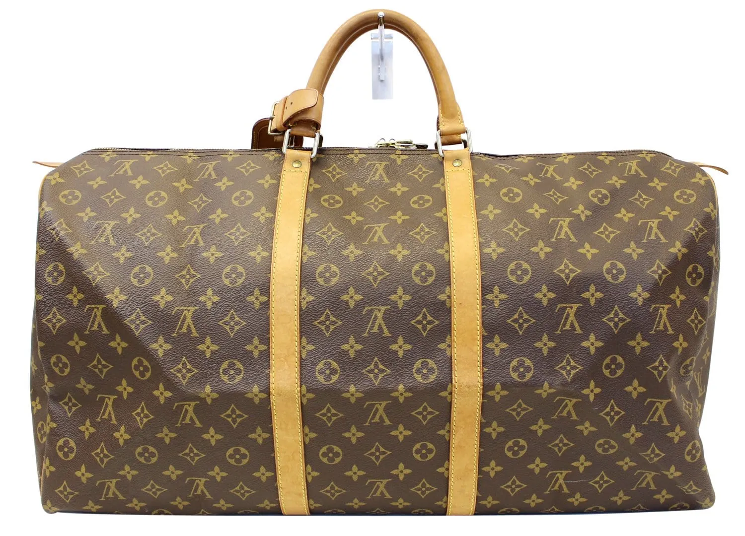LOUIS VUITTON Monogram Canvas Brown Keepall 60 Travel Bag - Sale