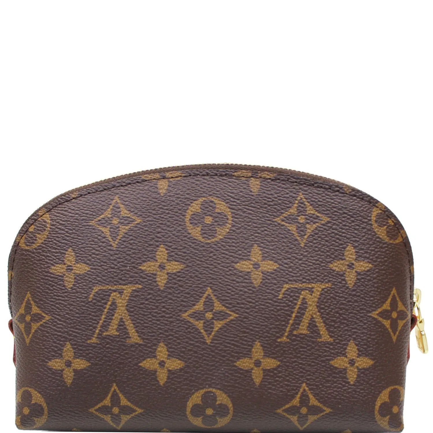LOUIS VUITTON Monogram Canvas Cosmetic Pouch Brown