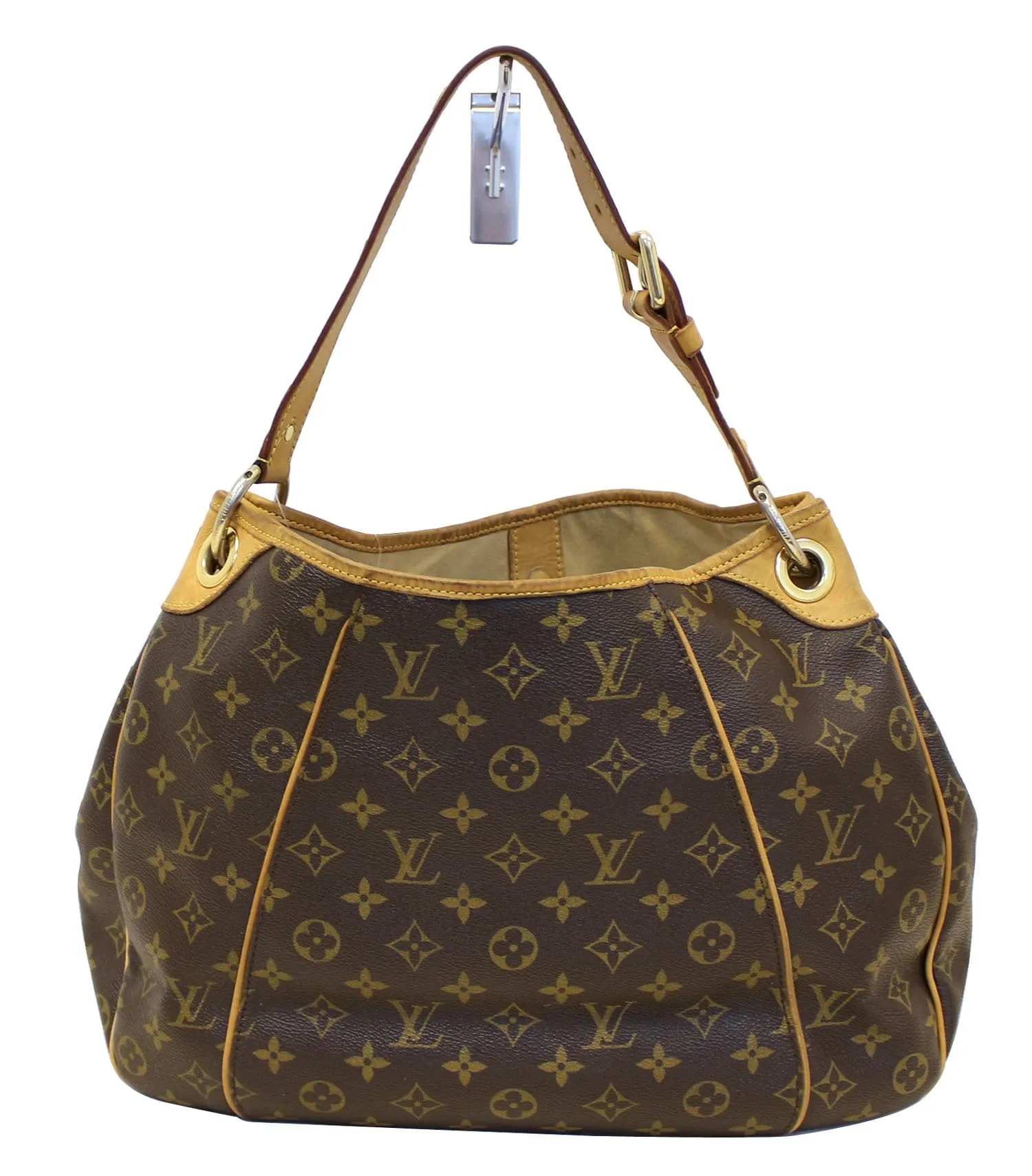 LOUIS VUITTON Monogram Galliera PM Brown Shoulder Handbag