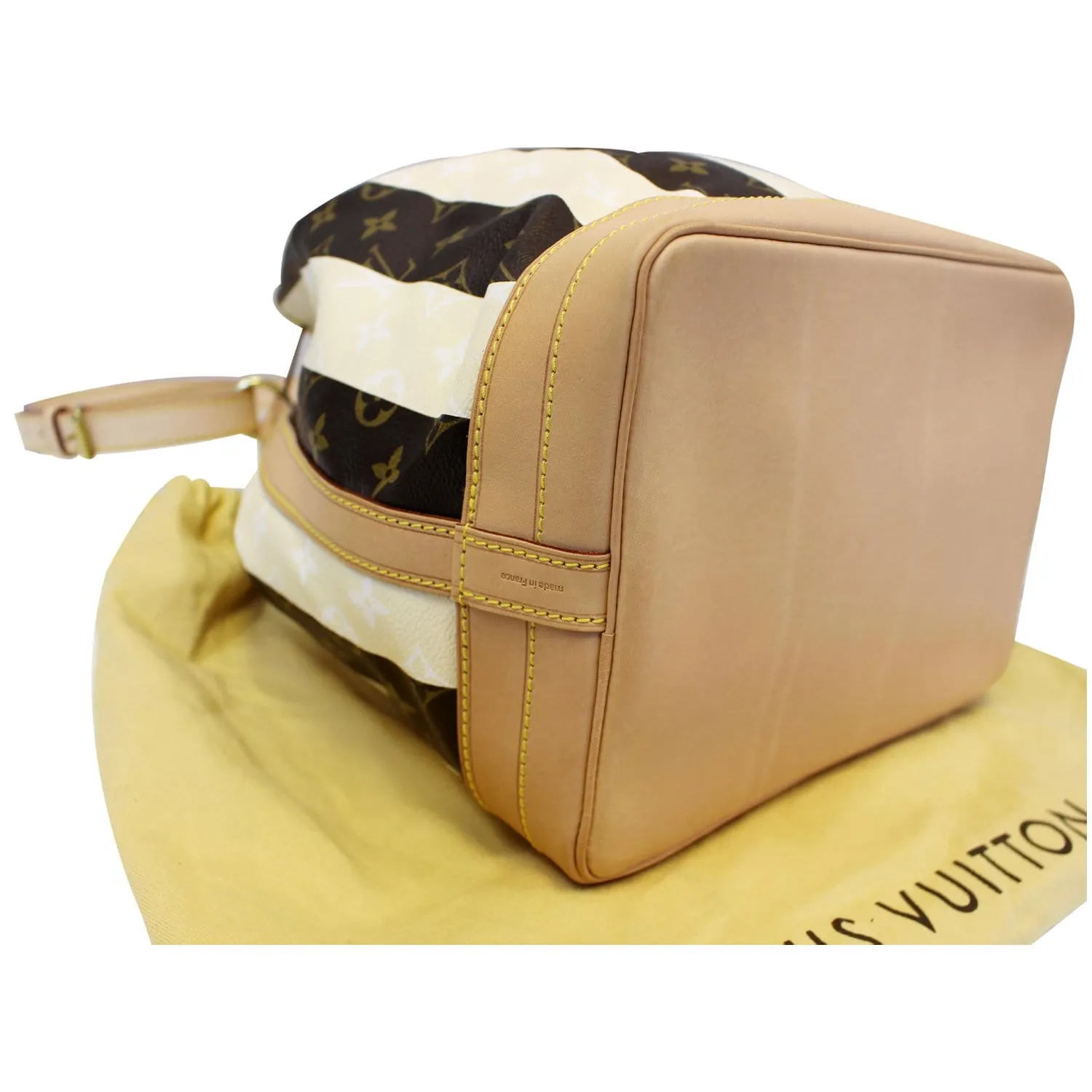 LOUIS VUITTON Noe Large Monogram Rayure Shoulder Bag