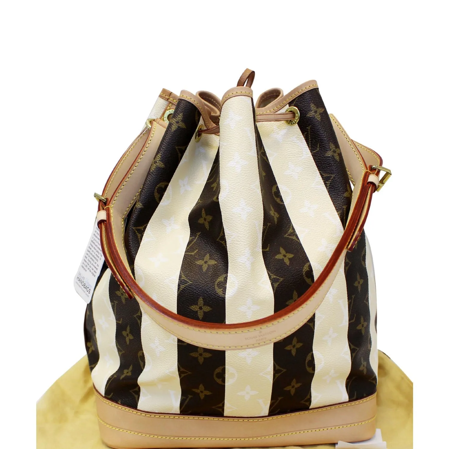 LOUIS VUITTON Noe Large Monogram Rayure Shoulder Bag