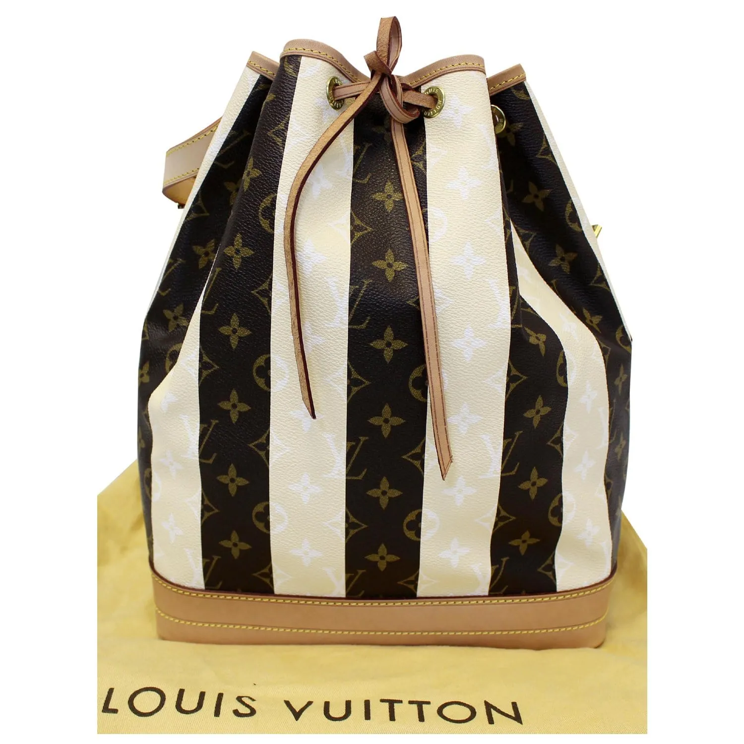 LOUIS VUITTON Noe Large Monogram Rayure Shoulder Bag