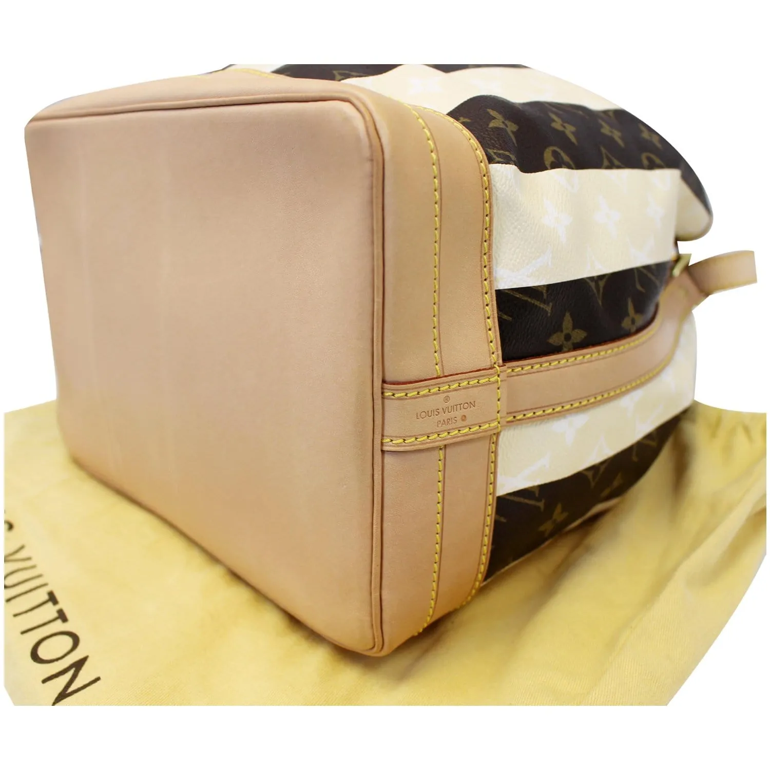 LOUIS VUITTON Noe Large Monogram Rayure Shoulder Bag