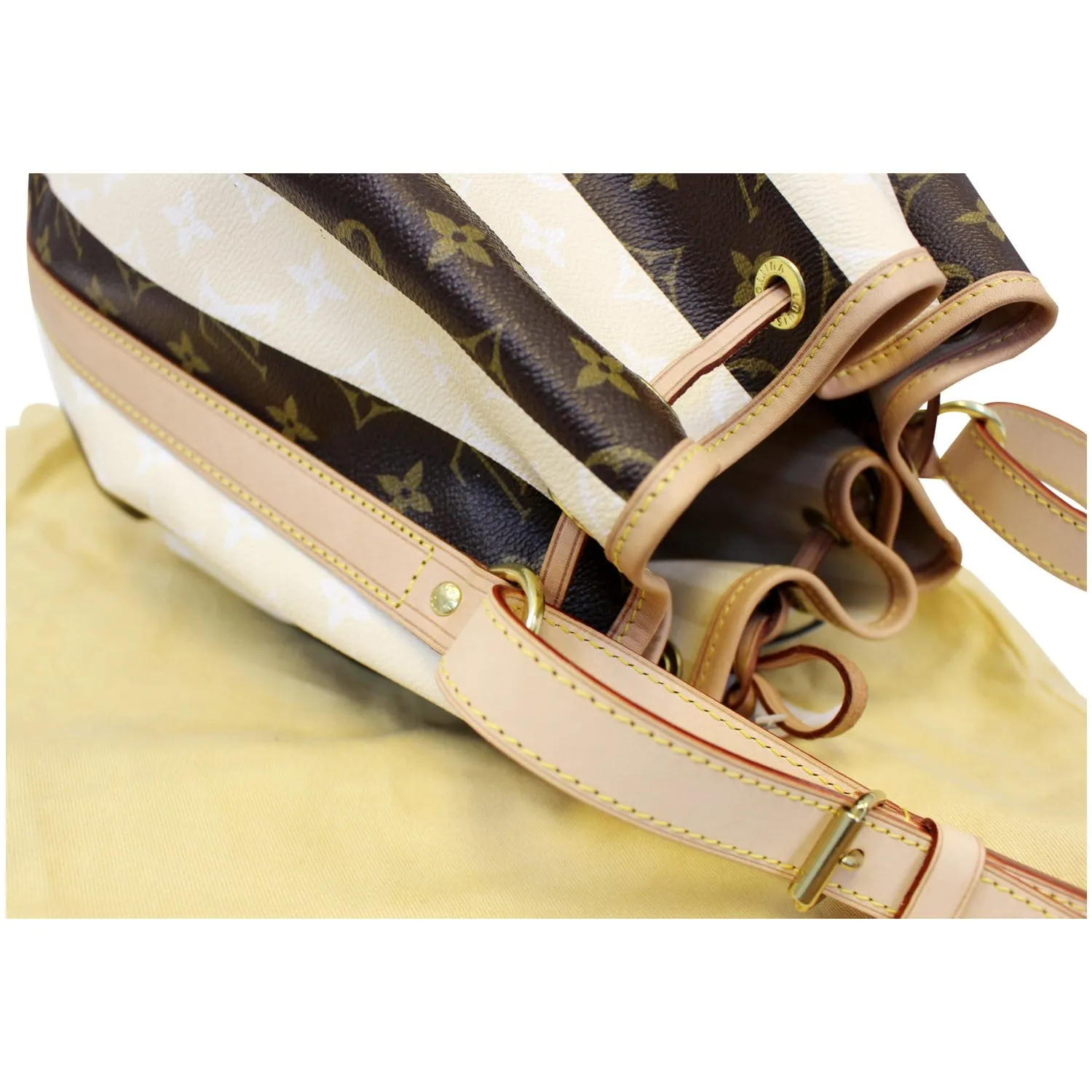 LOUIS VUITTON Noe Large Monogram Rayure Shoulder Bag