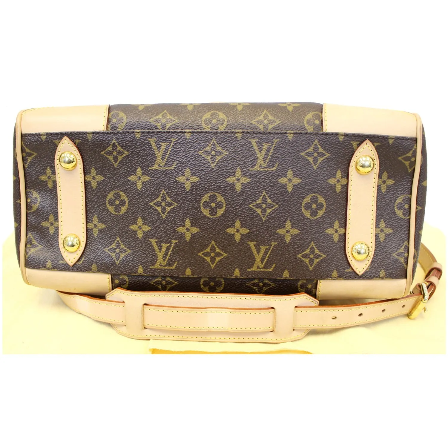 LOUIS VUITTON Retiro PM Monogram Canvas Shoulder Bag Brown