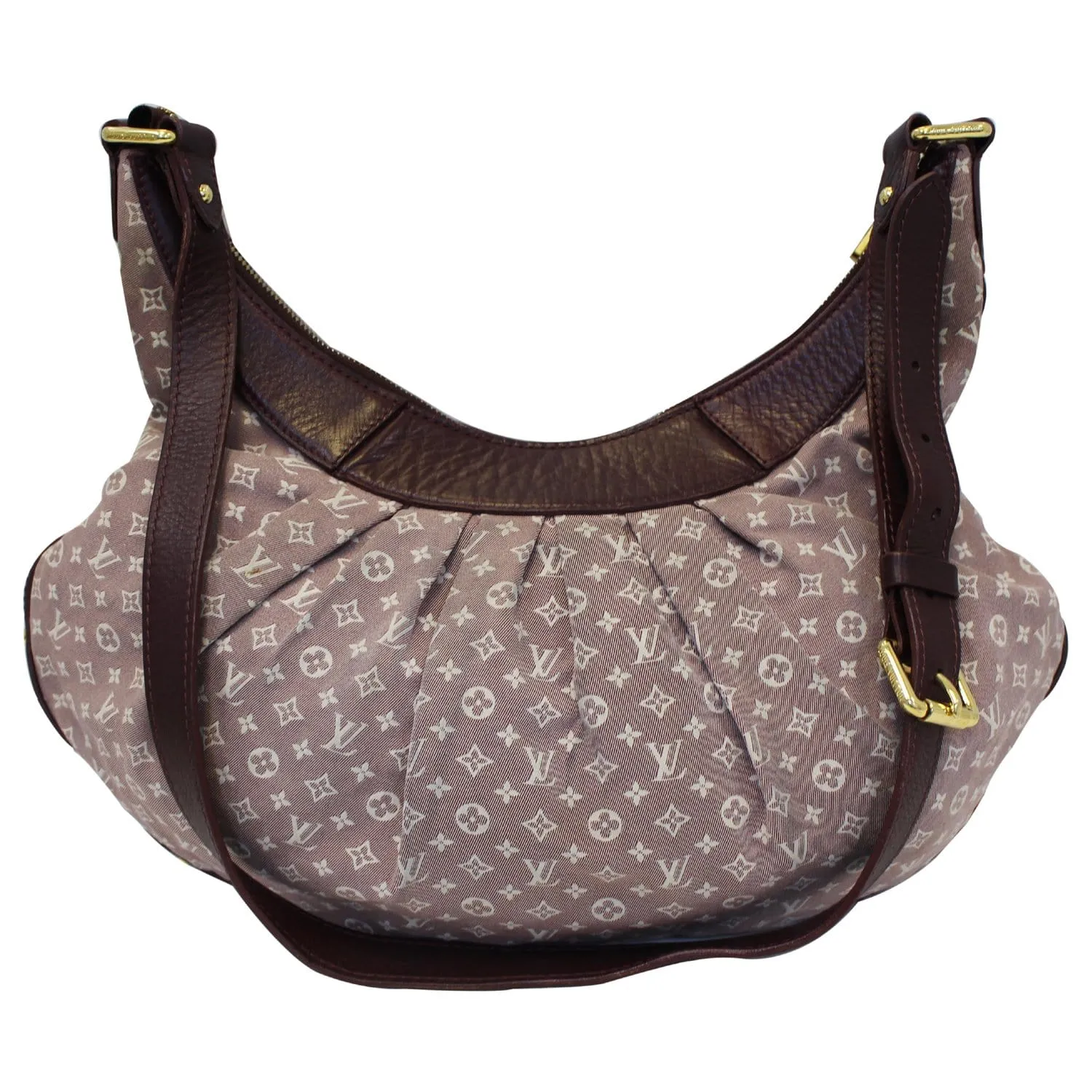 LOUIS VUITTON Rhapsody MM Monogram Mini Lin Shoulder Bag Burgundy