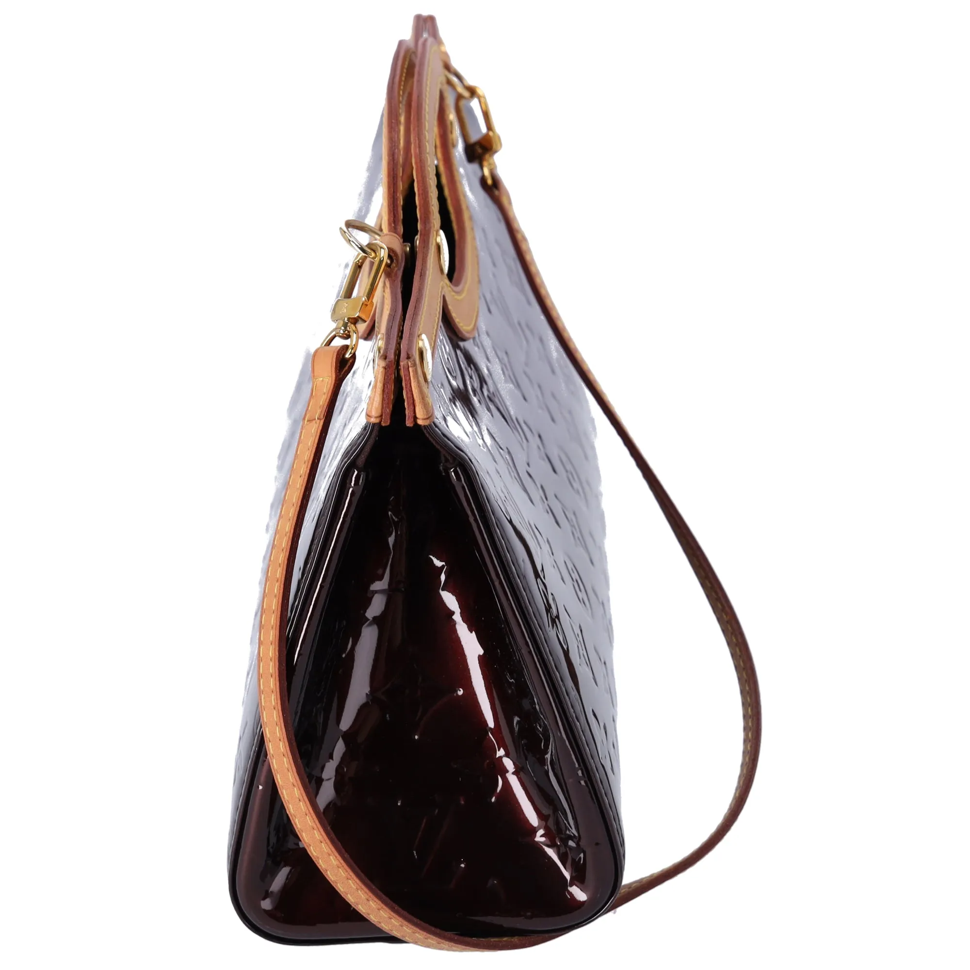 Louis Vuitton Roxbury Drive Monogram Vernis Handbag M91995 Amarante