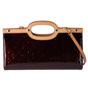 Louis Vuitton Roxbury Drive Monogram Vernis Handbag M91995 Amarante