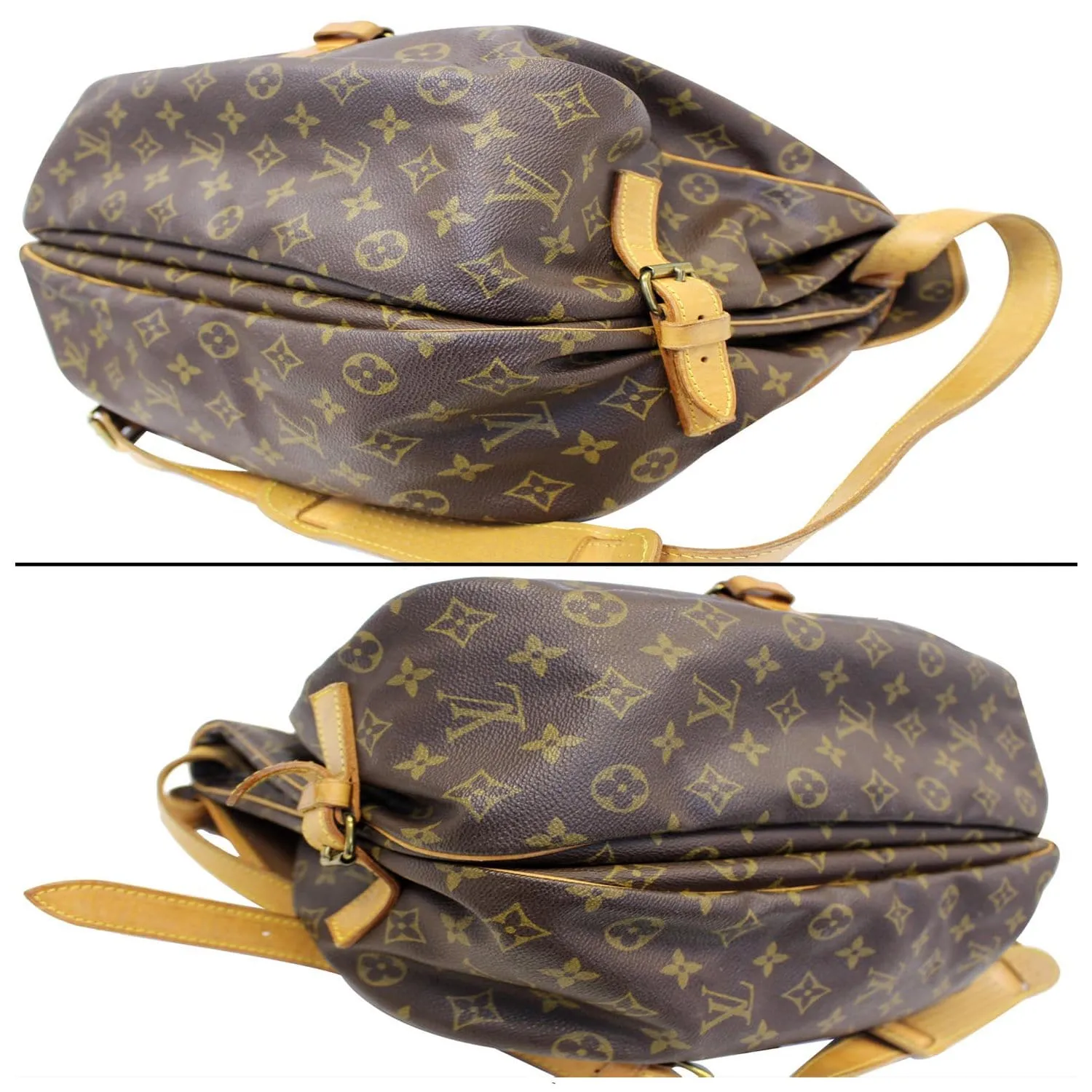 LOUIS VUITTON Saumur 35 Monogram Canvas Shoulder Bag