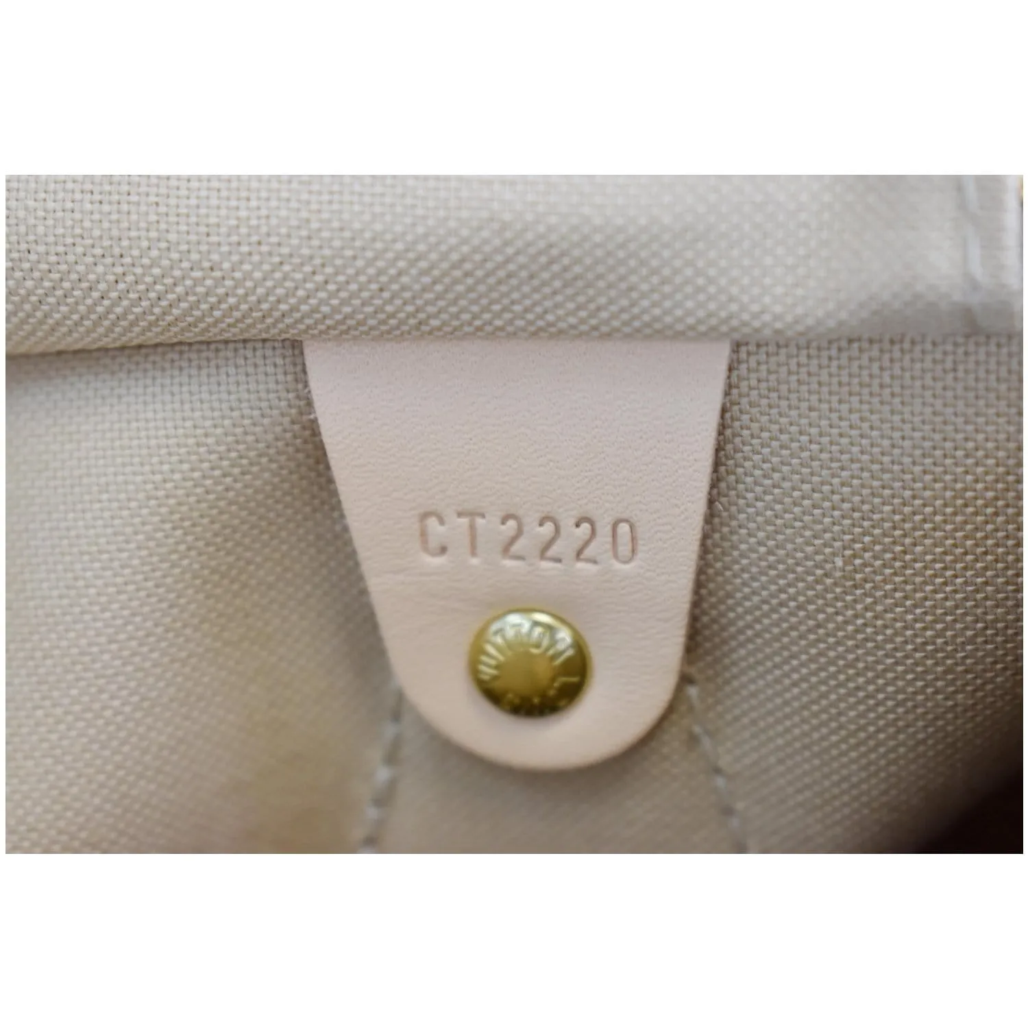 LOUIS VUITTON Speedy 25 Bandouliere Damier Azur Shoulder Bag White