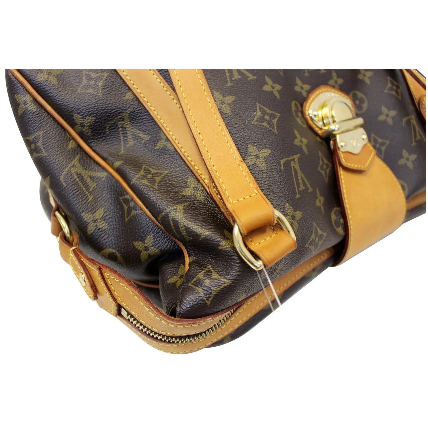 LOUIS VUITTON Stresa PM Monogram Shoulder Bag Brown