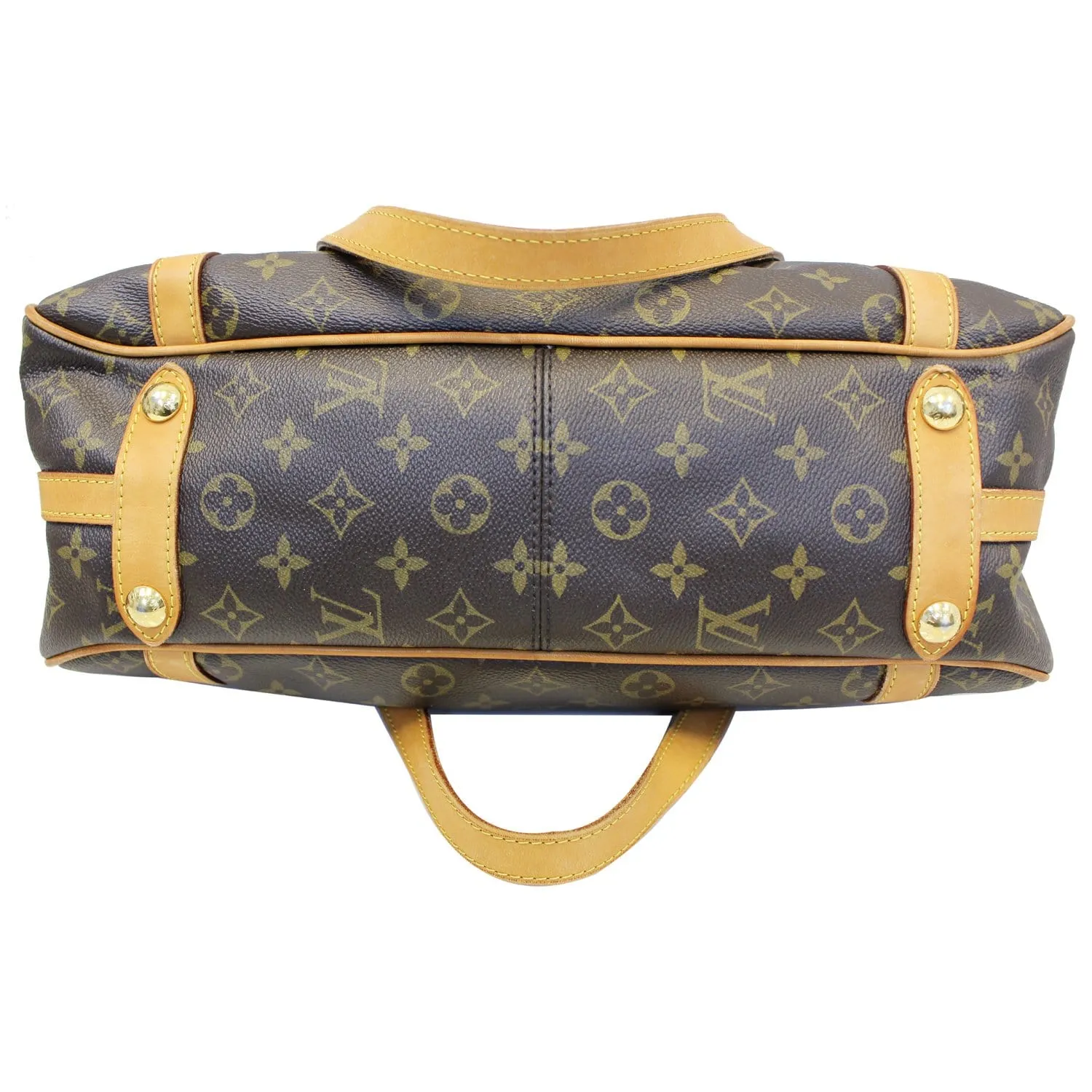 LOUIS VUITTON Stresa PM Monogram Shoulder Bag Brown