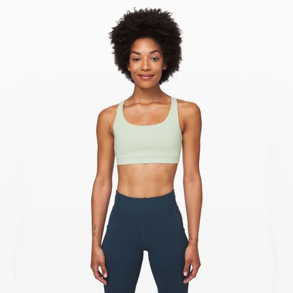 Lululemon Energy Bra in Arctic Mint