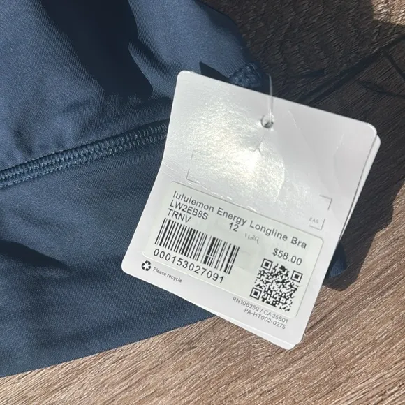 Lululemon Energy Longline Bra *Medium Support, B–D CupsTrue Navy
