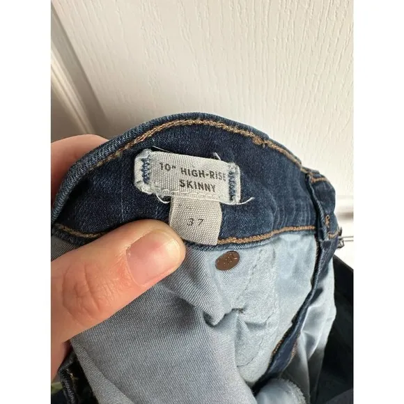 Madewell 10&quot; High Rise Skinny 37 Plus