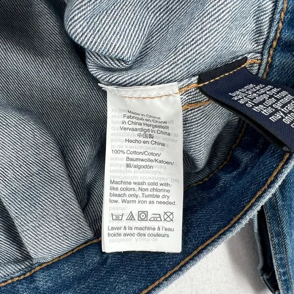 MADEWELL X ISKO Reconstructed Jean Jacket Womens Small Blue Denim Long Sleeve