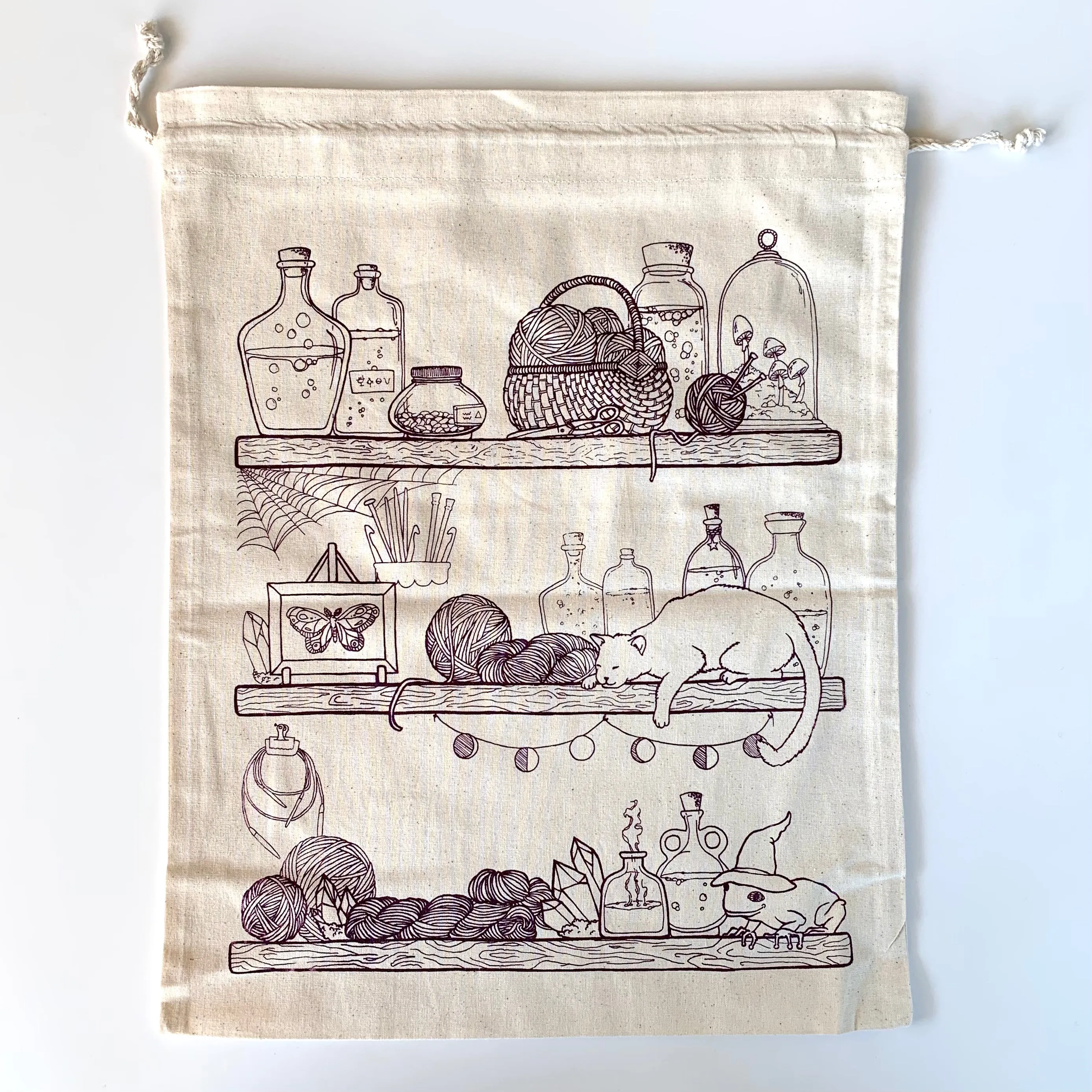 Magical Crafter's Shelf Project Bag | Dawn Kathryn Studios