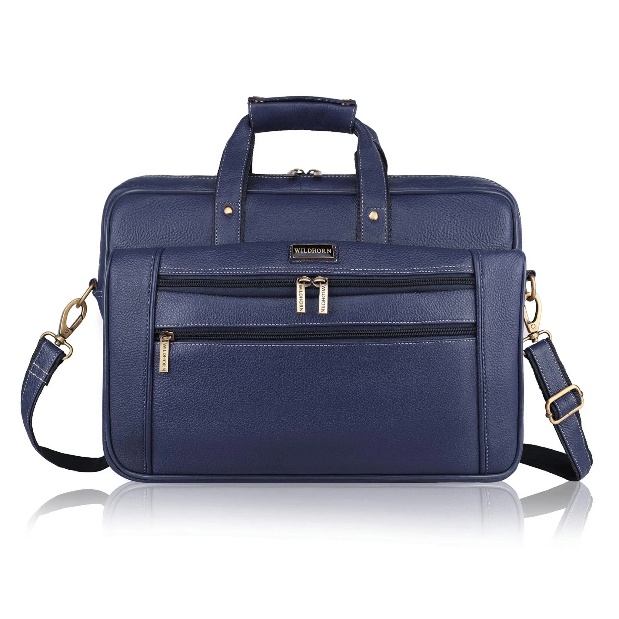 MANCHESTER Leather Laptop Messenger Bag for Men