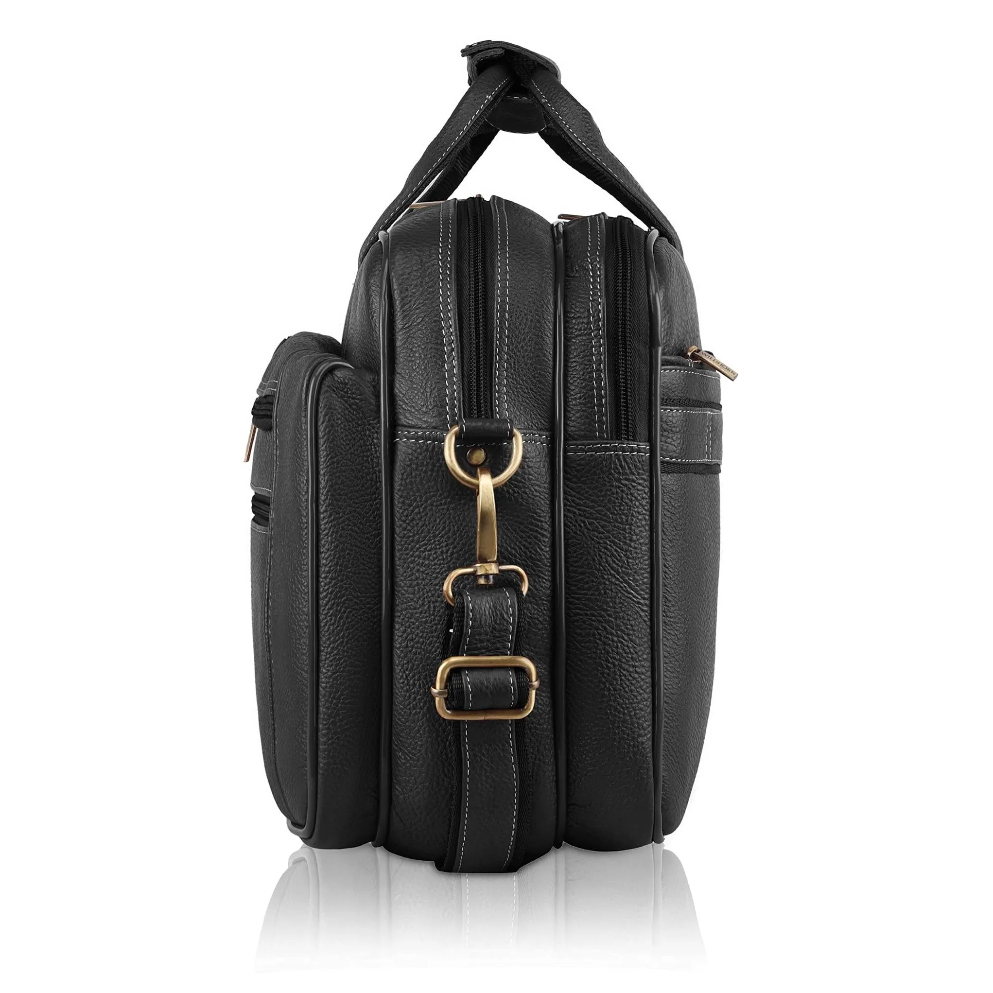 MANCHESTER Leather Laptop Messenger Bag for Men
