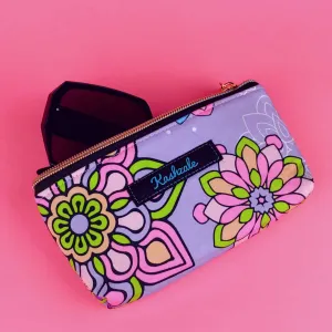 Mandala Magnifica Mauve Sunglasses bag, glasses case. Exclusive Design