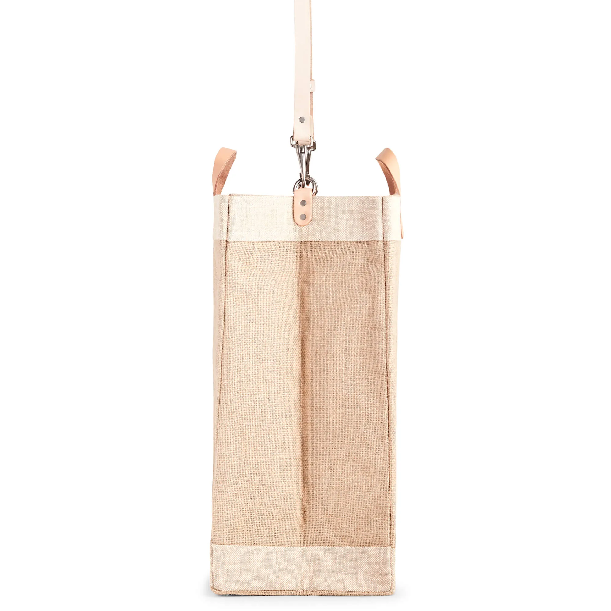 Market Bag in Natural with Strap (003NASTRAP)