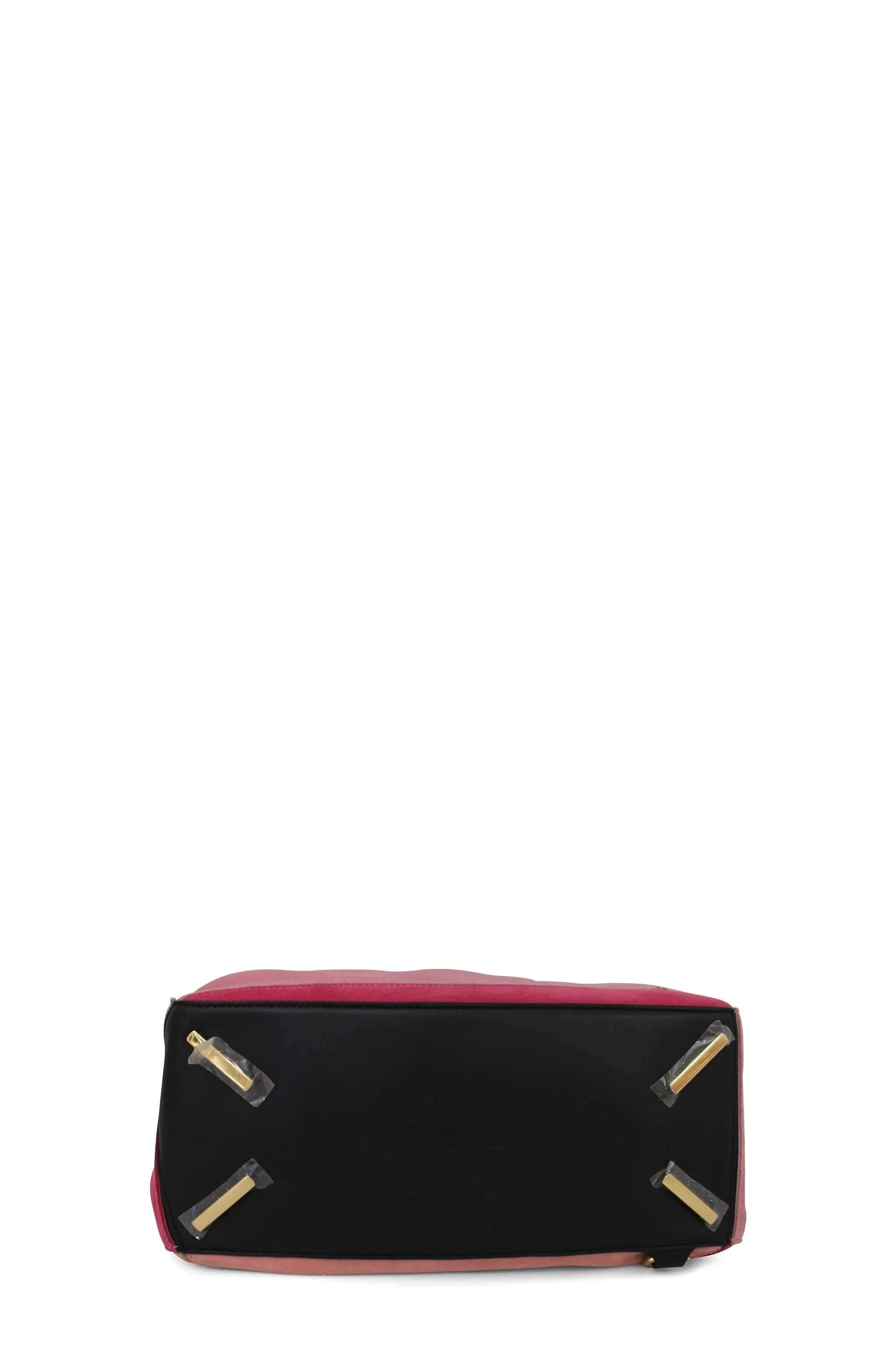 Medium Puzzle Bag Multi Pink Suede