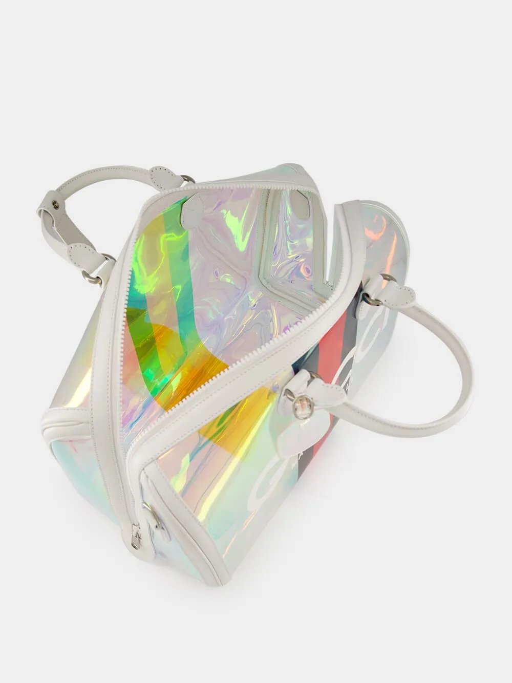 Medium Transparent Duffle with Web