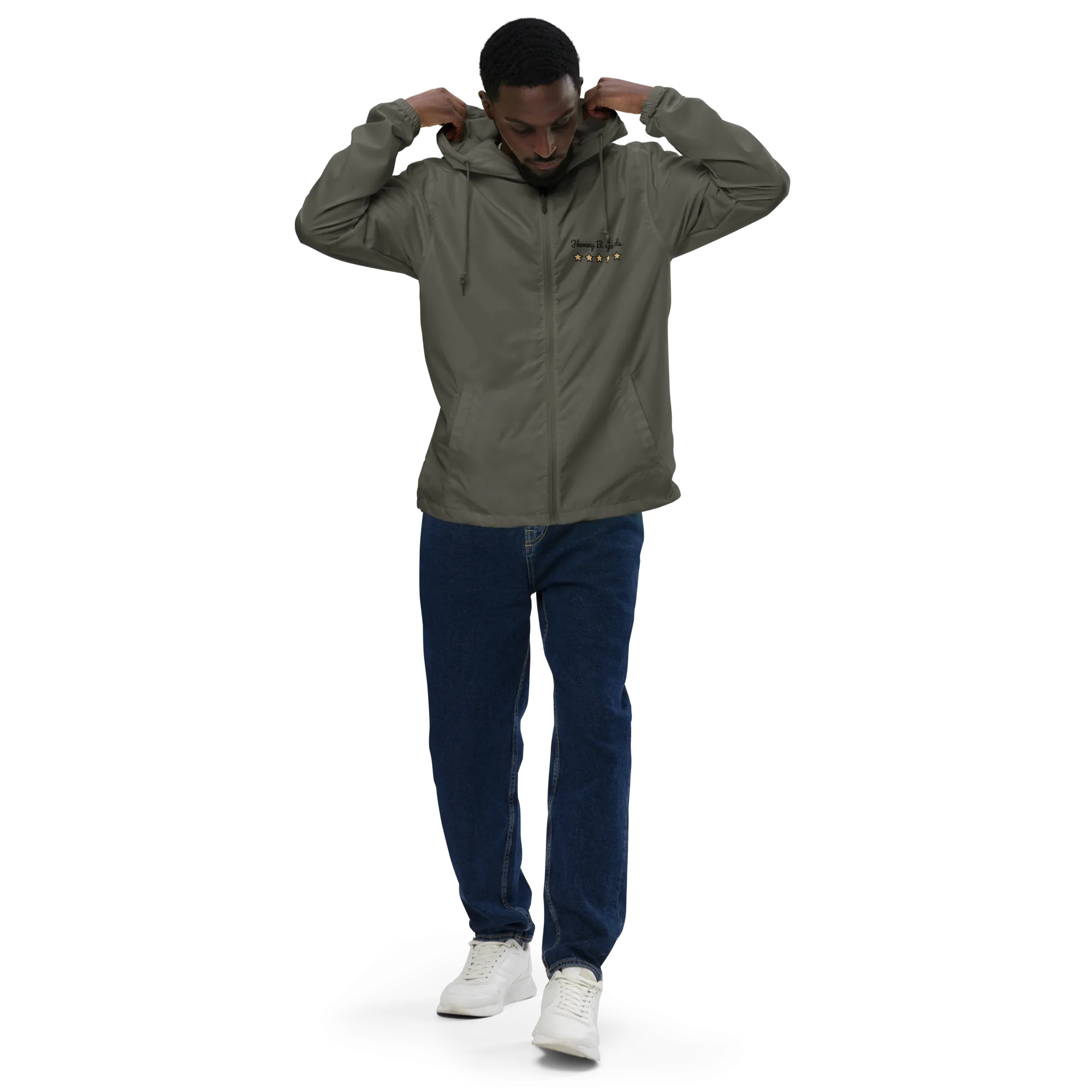 Men's Live Free Or Die  lightweight zip up windbreaker