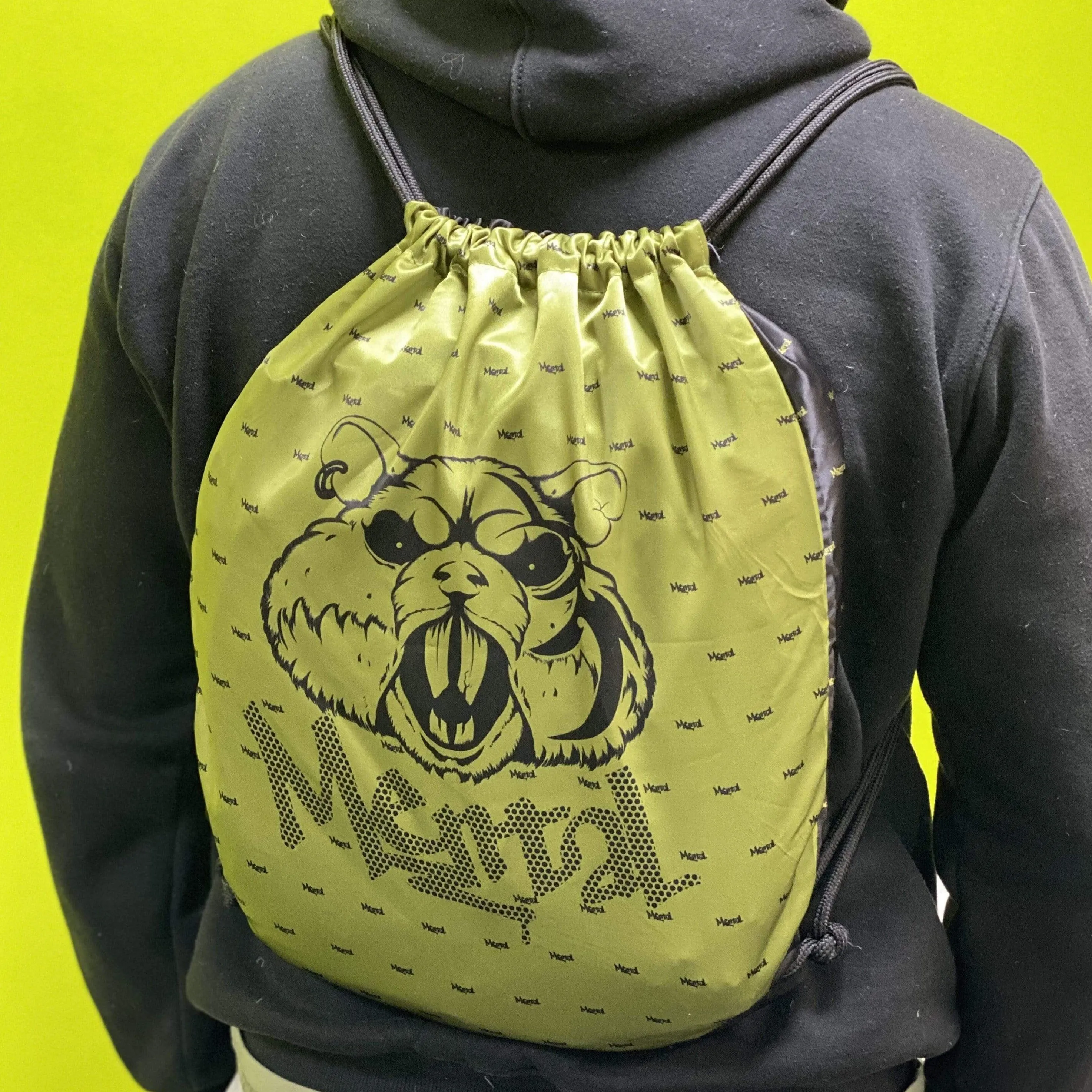 Mental Culture Drawstring Bag - Khaki