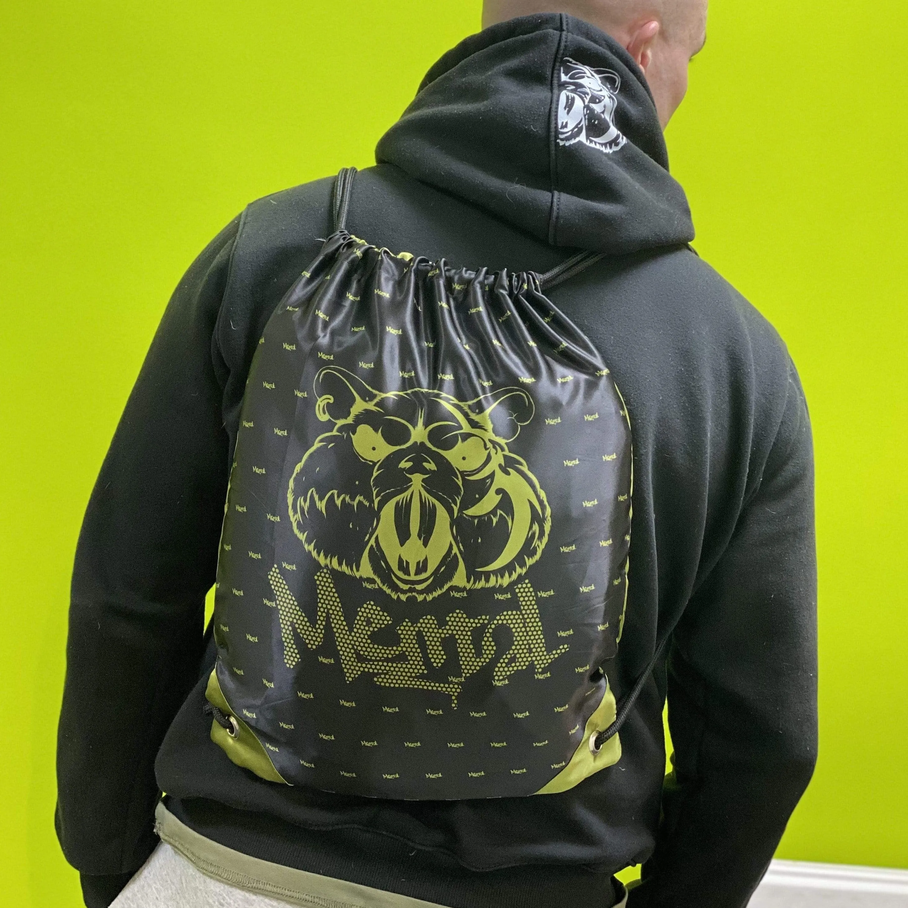 Mental Culture Drawstring Bag - Khaki