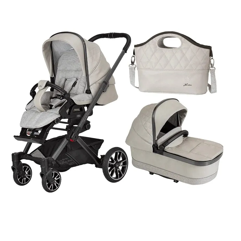 Mercedes Avantgarde GTS Stroller inc. Carrycot - Opalith
