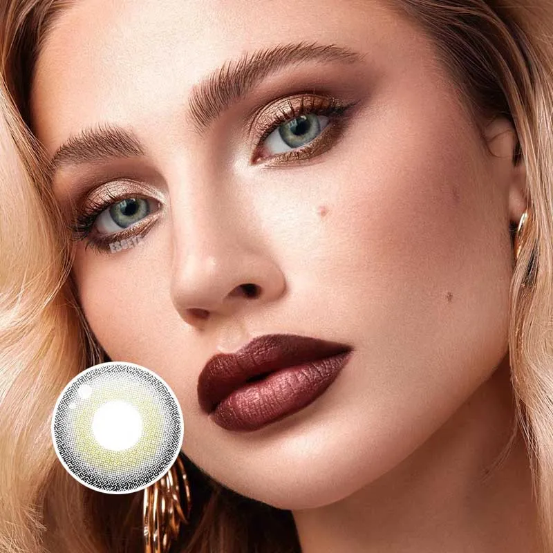 Mia Grey Colored Contact Lenses Yearly