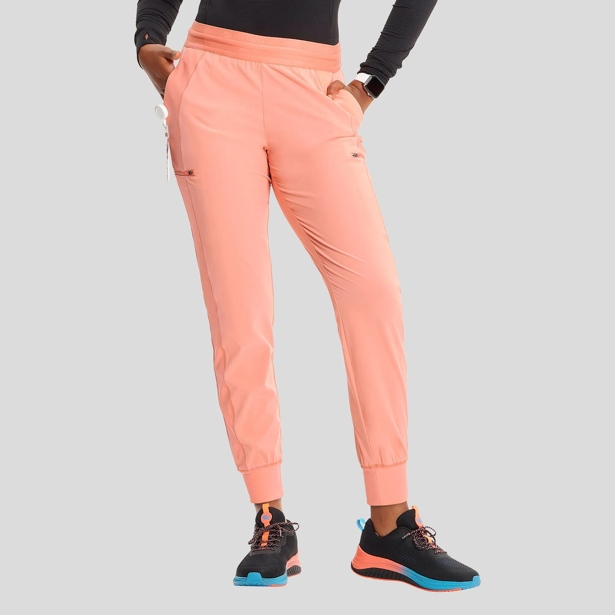 Mid Rise Jogger | Electric Coral