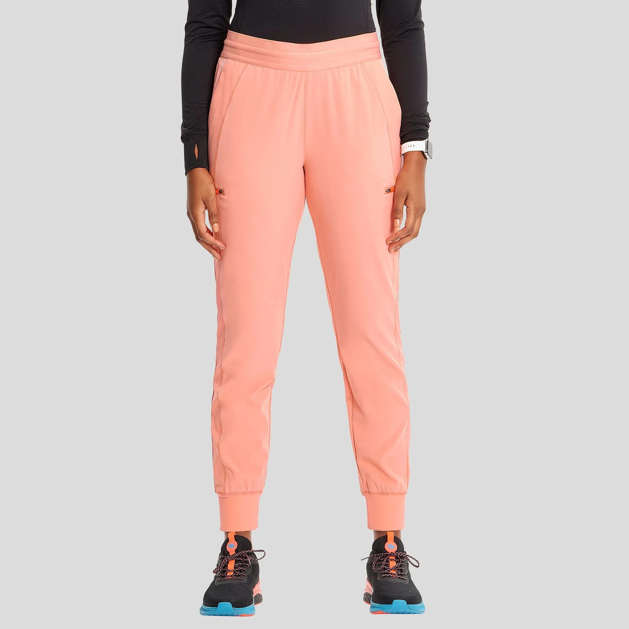 Mid Rise Jogger | Electric Coral